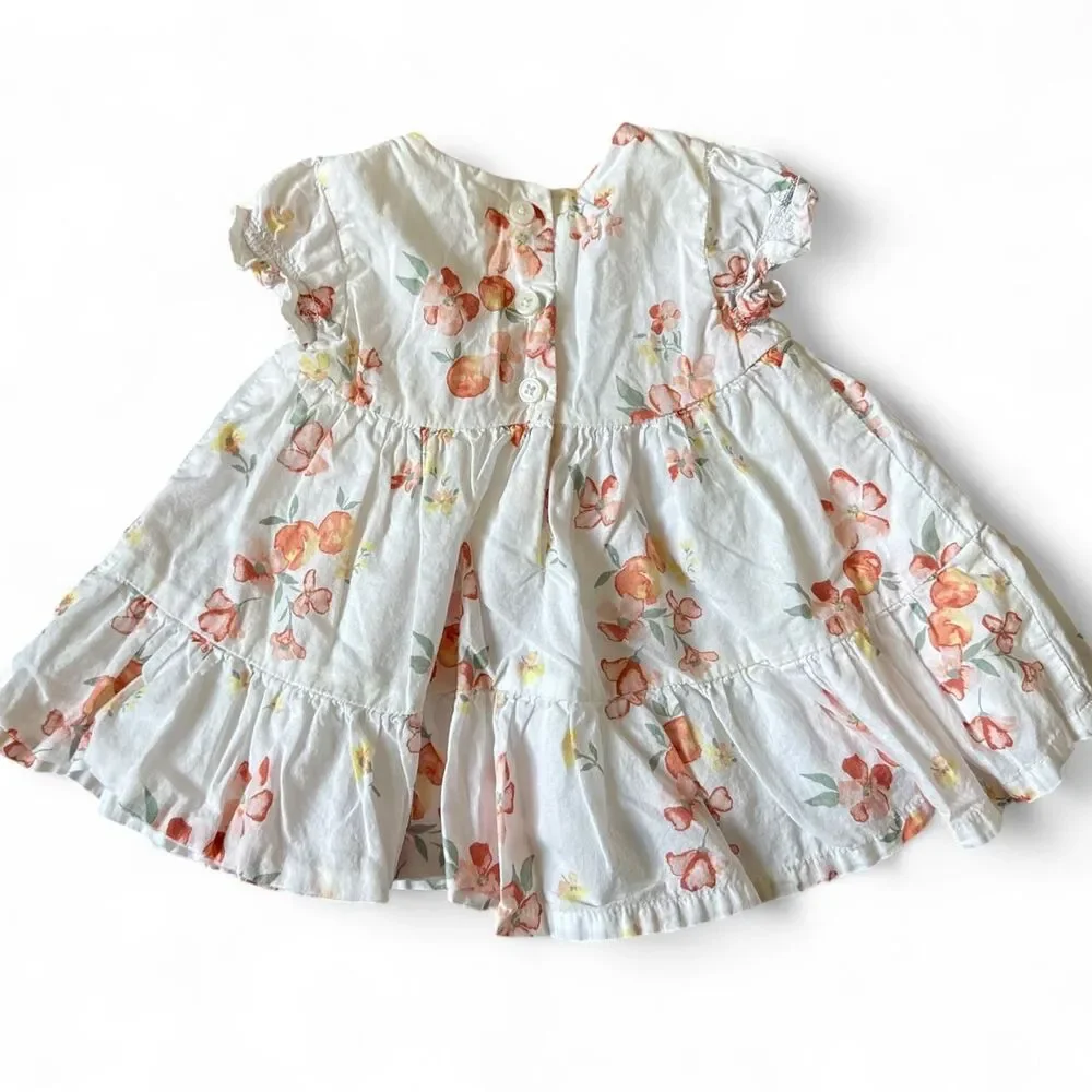Baby B’gosh Baby Girl Floral Dress with Matching Bloomers 3 Months